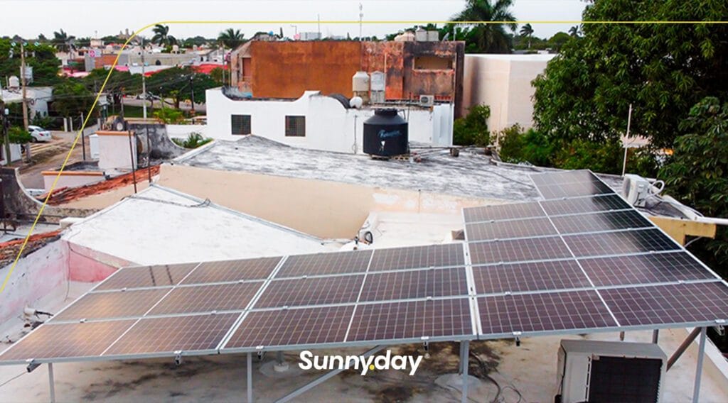 Paneles solares casa