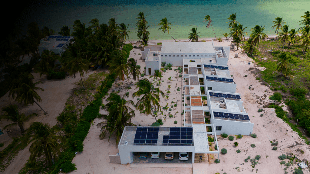Casa paneles solares merida
